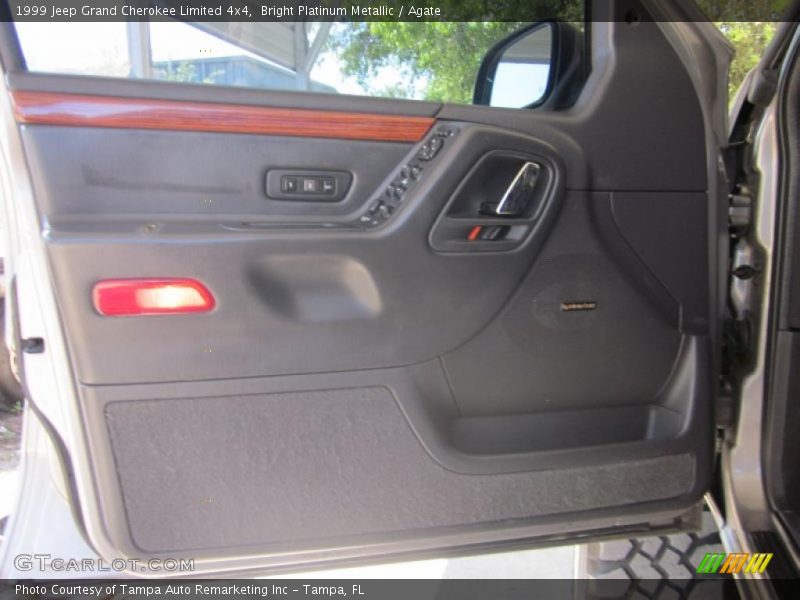 Bright Platinum Metallic / Agate 1999 Jeep Grand Cherokee Limited 4x4