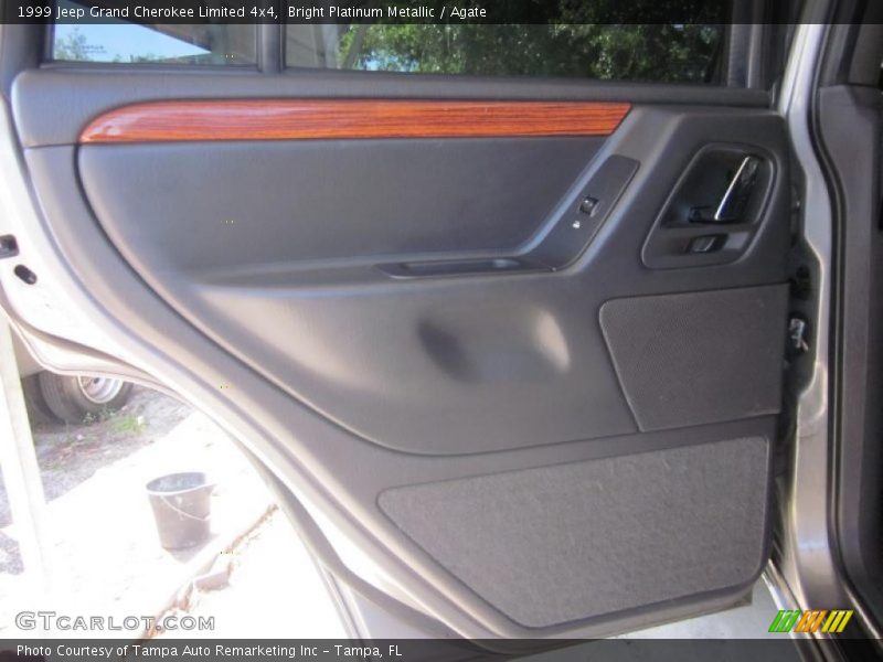Bright Platinum Metallic / Agate 1999 Jeep Grand Cherokee Limited 4x4