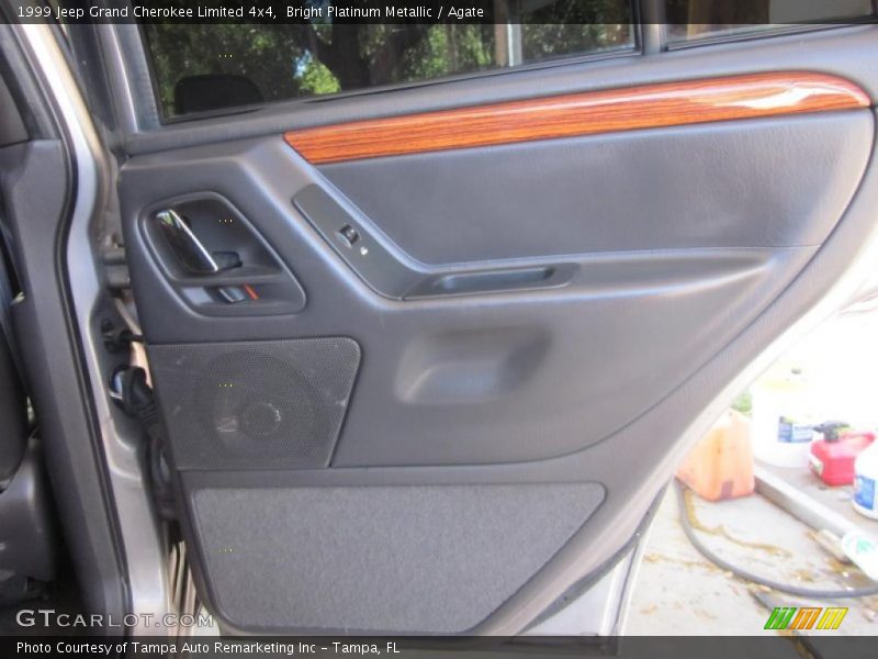 Bright Platinum Metallic / Agate 1999 Jeep Grand Cherokee Limited 4x4