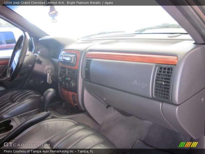 Bright Platinum Metallic / Agate 1999 Jeep Grand Cherokee Limited 4x4