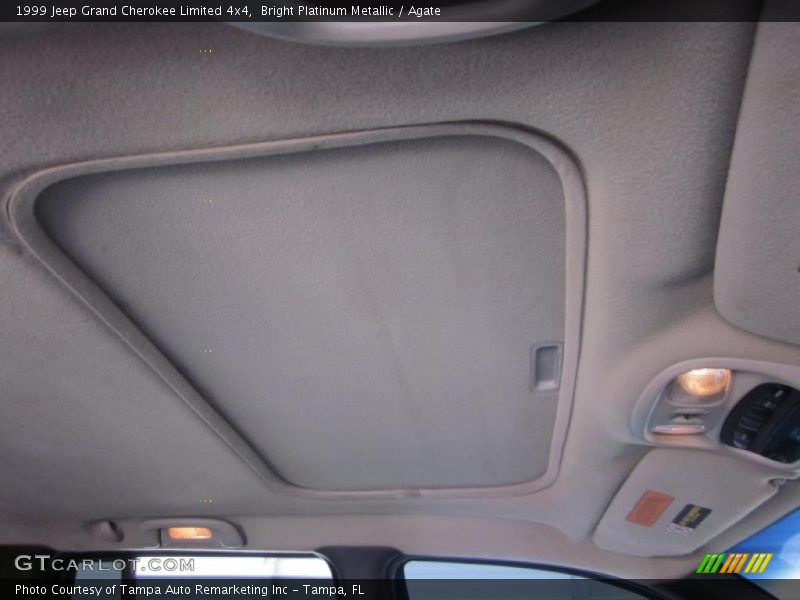 Bright Platinum Metallic / Agate 1999 Jeep Grand Cherokee Limited 4x4