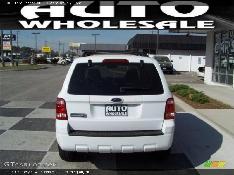 Oxford White / Stone 2008 Ford Escape XLT