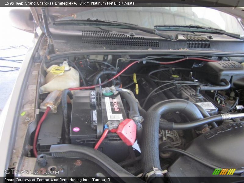 Bright Platinum Metallic / Agate 1999 Jeep Grand Cherokee Limited 4x4
