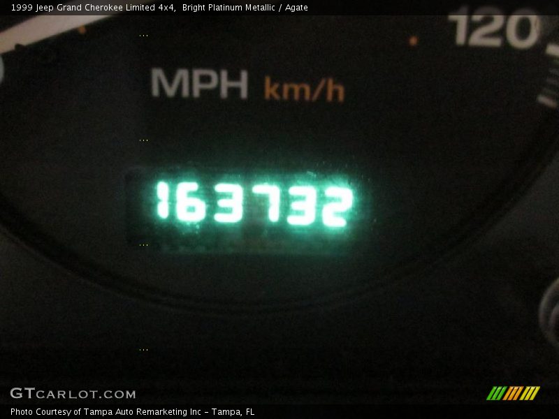 Bright Platinum Metallic / Agate 1999 Jeep Grand Cherokee Limited 4x4