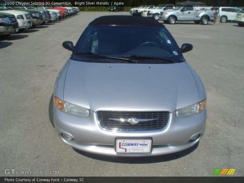 Bright Silver Metallic / Agate 2000 Chrysler Sebring JXi Convertible