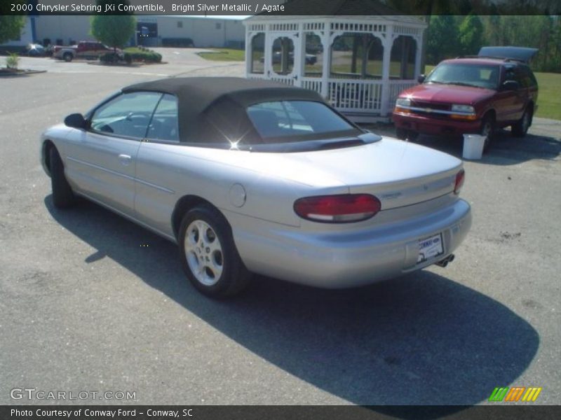 Bright Silver Metallic / Agate 2000 Chrysler Sebring JXi Convertible