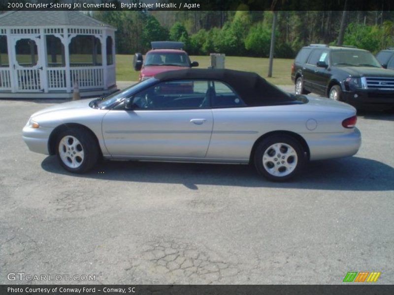Bright Silver Metallic / Agate 2000 Chrysler Sebring JXi Convertible