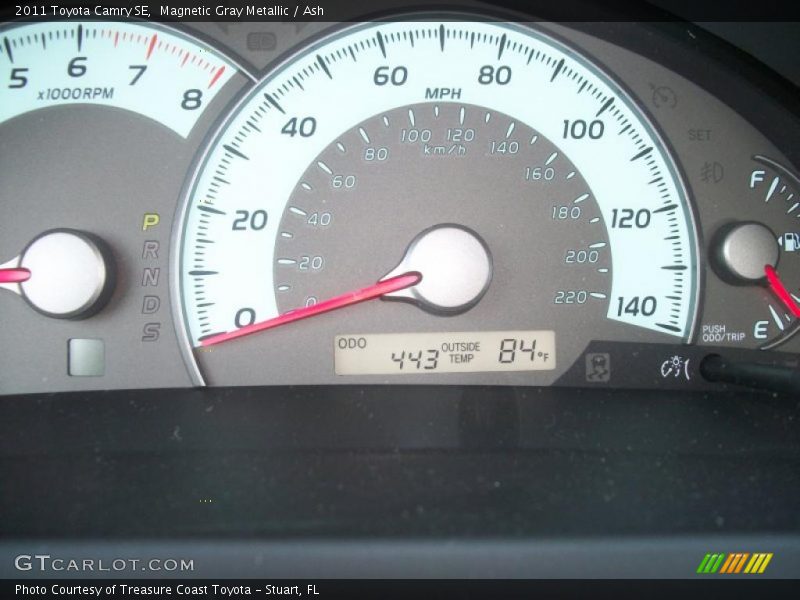 Magnetic Gray Metallic / Ash 2011 Toyota Camry SE