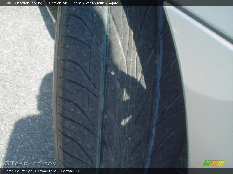 Bright Silver Metallic / Agate 2000 Chrysler Sebring JXi Convertible
