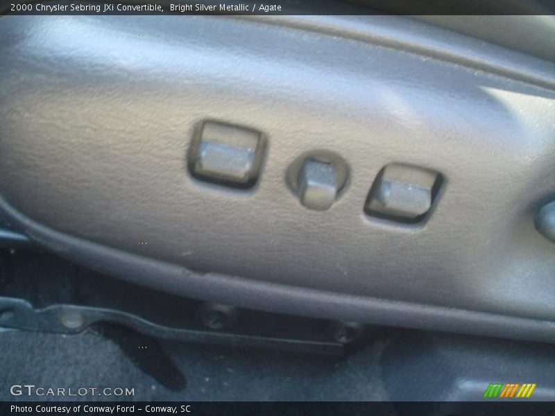 Bright Silver Metallic / Agate 2000 Chrysler Sebring JXi Convertible