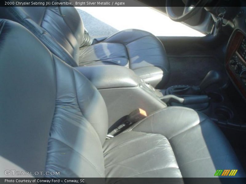 Bright Silver Metallic / Agate 2000 Chrysler Sebring JXi Convertible