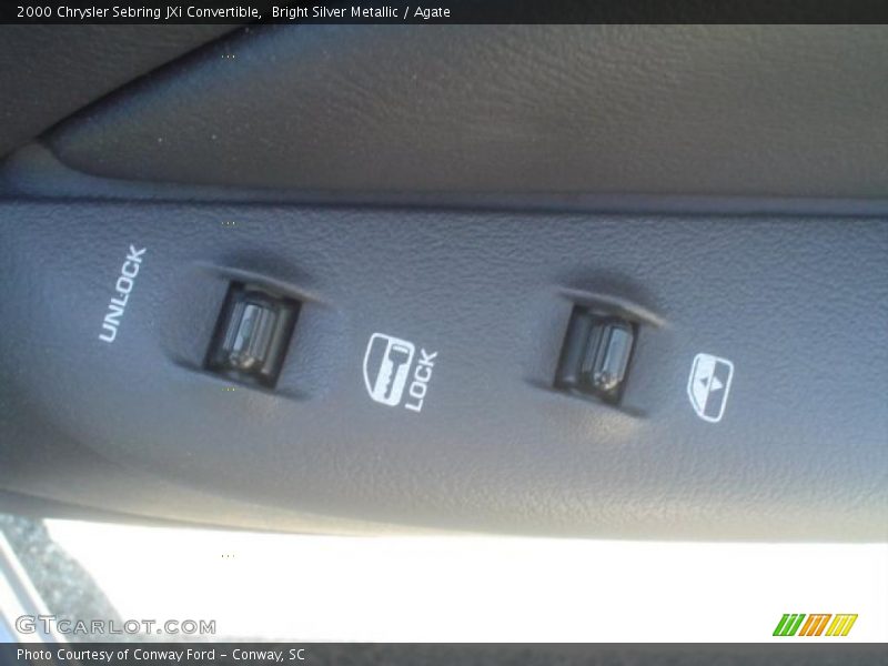 Bright Silver Metallic / Agate 2000 Chrysler Sebring JXi Convertible