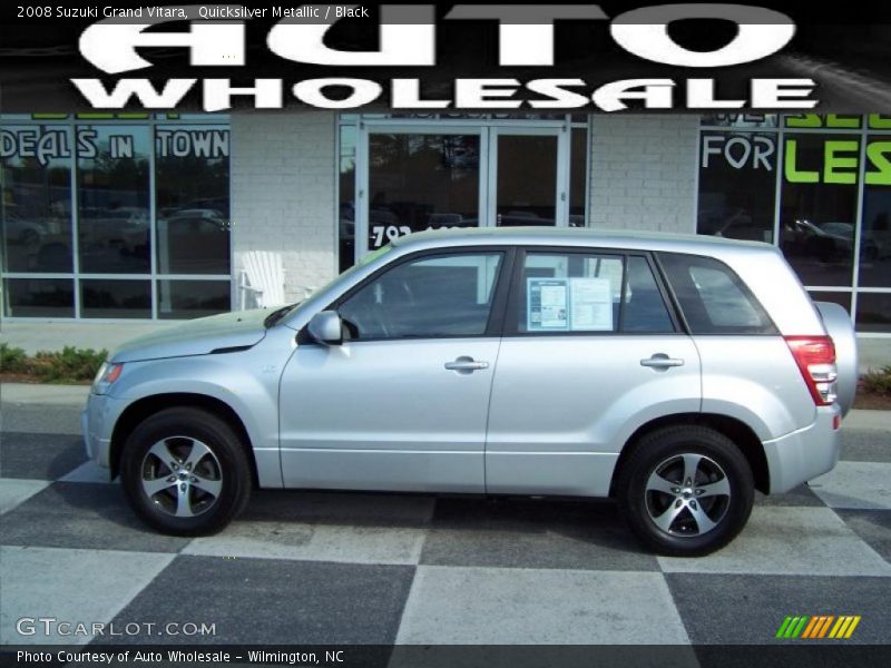 Quicksilver Metallic / Black 2008 Suzuki Grand Vitara