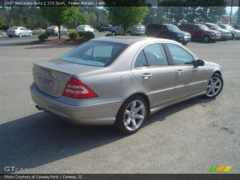 Pewter Metallic / Ash 2007 Mercedes-Benz C 230 Sport