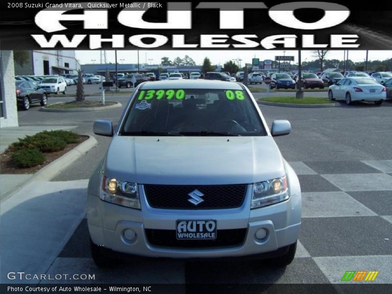 Quicksilver Metallic / Black 2008 Suzuki Grand Vitara