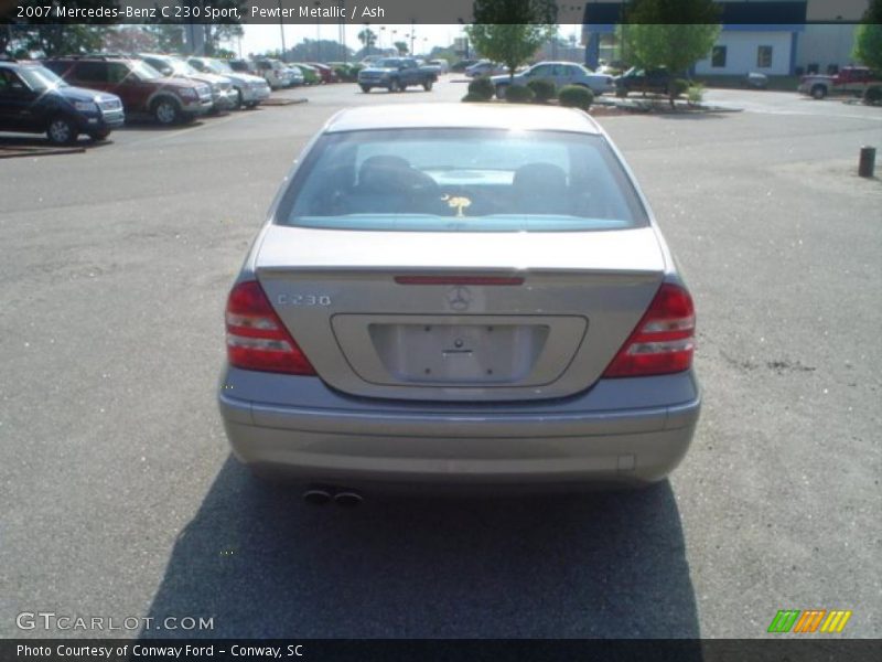Pewter Metallic / Ash 2007 Mercedes-Benz C 230 Sport