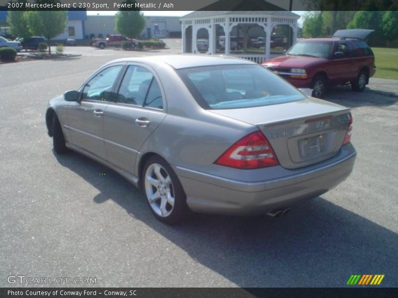 Pewter Metallic / Ash 2007 Mercedes-Benz C 230 Sport