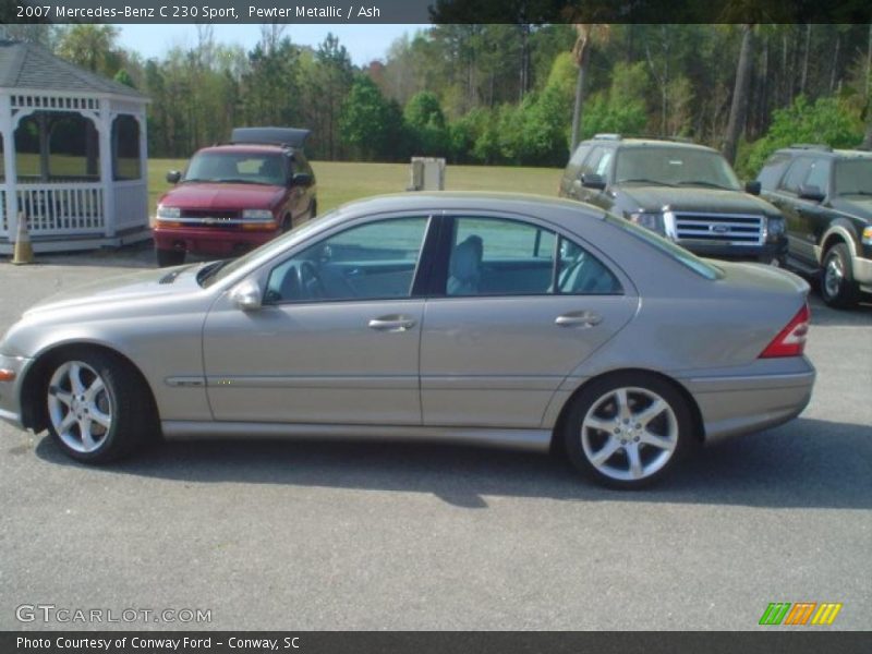 Pewter Metallic / Ash 2007 Mercedes-Benz C 230 Sport