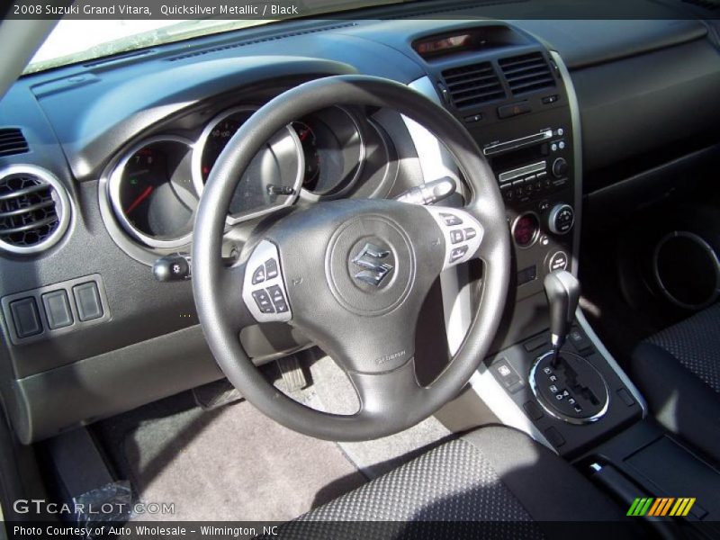 Quicksilver Metallic / Black 2008 Suzuki Grand Vitara