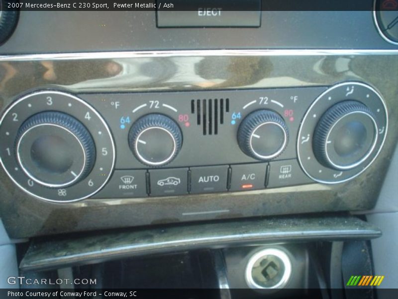 Pewter Metallic / Ash 2007 Mercedes-Benz C 230 Sport