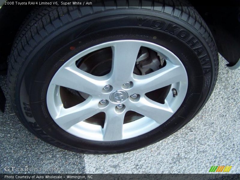 Super White / Ash 2008 Toyota RAV4 Limited V6