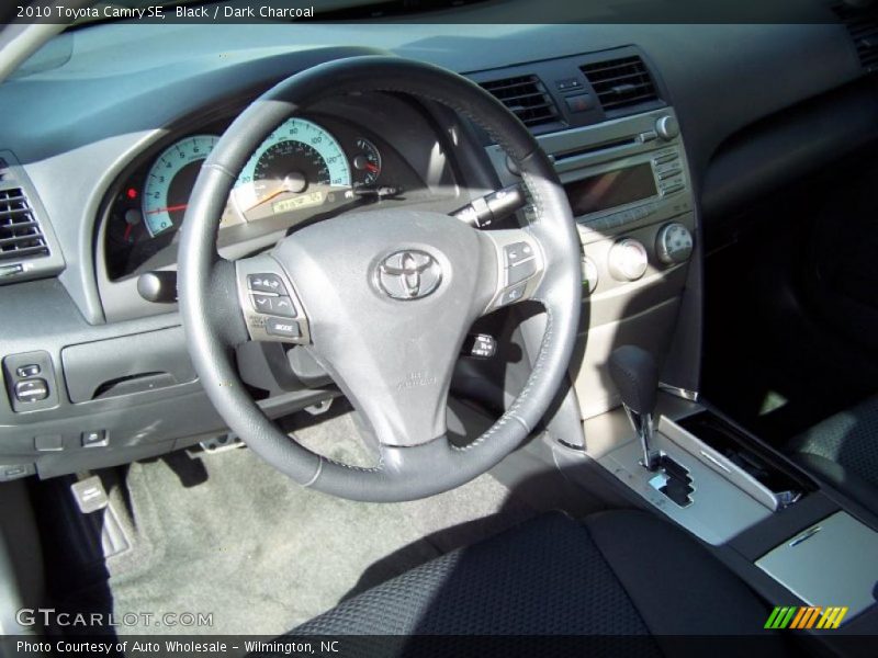 Black / Dark Charcoal 2010 Toyota Camry SE