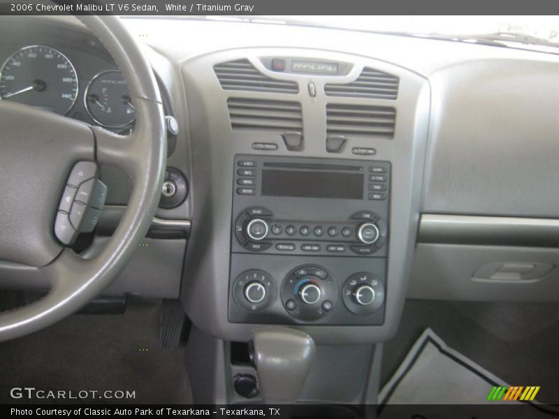 White / Titanium Gray 2006 Chevrolet Malibu LT V6 Sedan