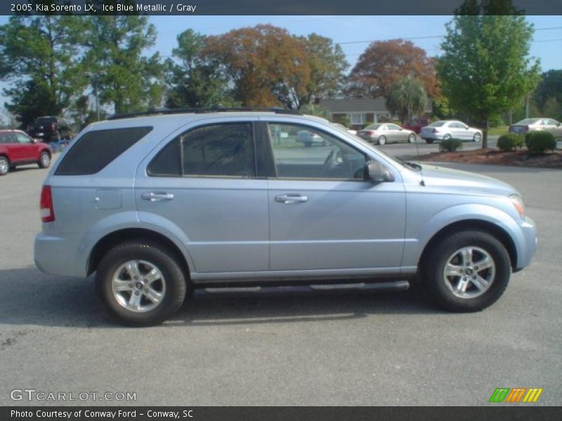 Ice Blue Metallic / Gray 2005 Kia Sorento LX