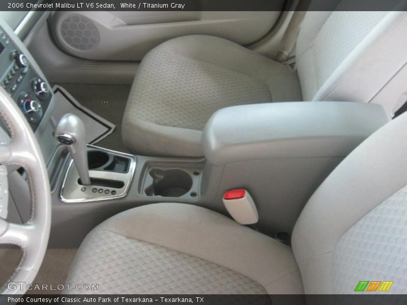 White / Titanium Gray 2006 Chevrolet Malibu LT V6 Sedan