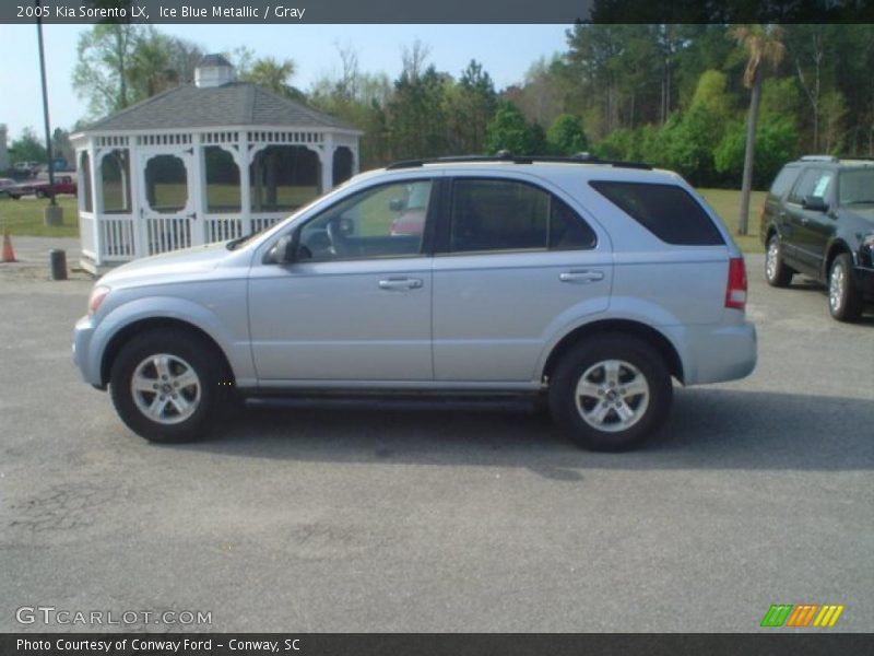 Ice Blue Metallic / Gray 2005 Kia Sorento LX
