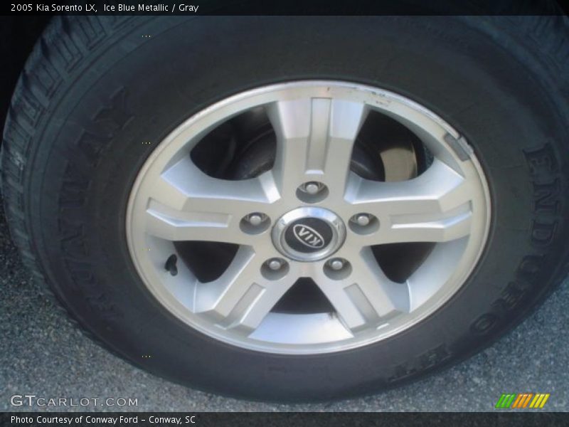 Ice Blue Metallic / Gray 2005 Kia Sorento LX