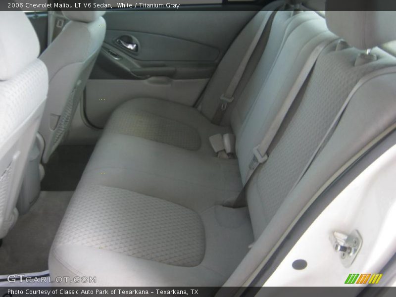 White / Titanium Gray 2006 Chevrolet Malibu LT V6 Sedan