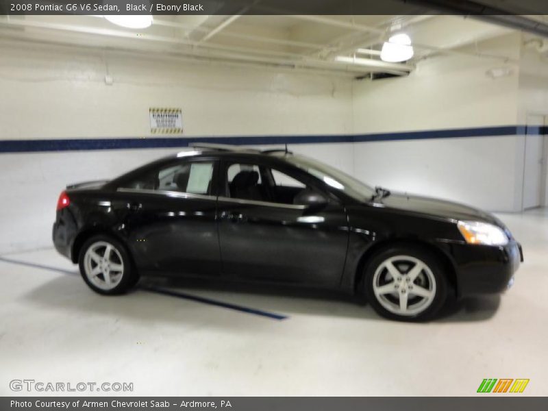 Black / Ebony Black 2008 Pontiac G6 V6 Sedan