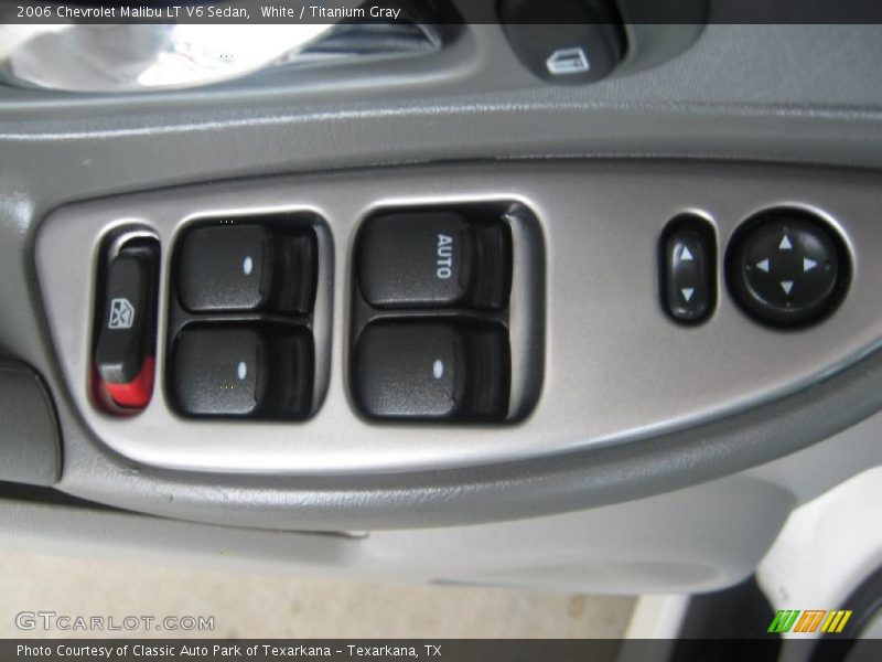 White / Titanium Gray 2006 Chevrolet Malibu LT V6 Sedan