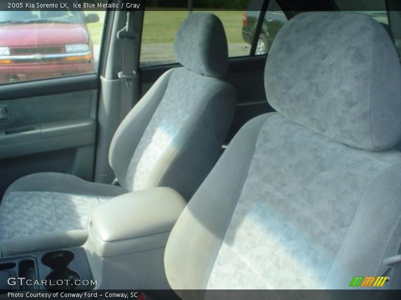 Ice Blue Metallic / Gray 2005 Kia Sorento LX