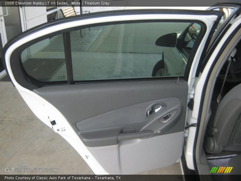 White / Titanium Gray 2006 Chevrolet Malibu LT V6 Sedan