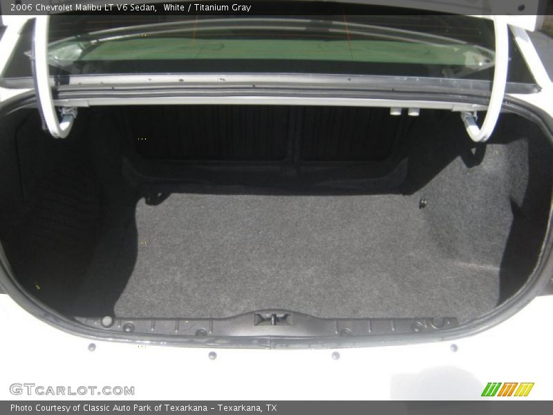 White / Titanium Gray 2006 Chevrolet Malibu LT V6 Sedan