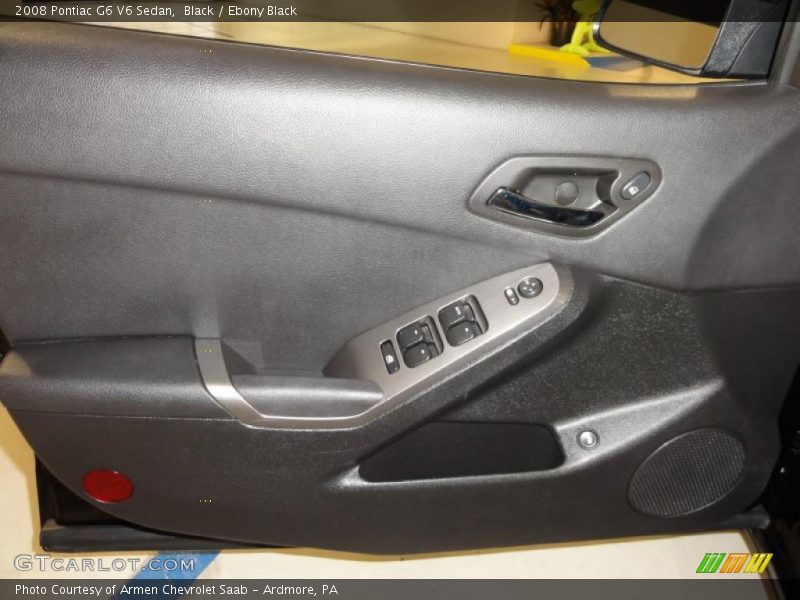 Black / Ebony Black 2008 Pontiac G6 V6 Sedan
