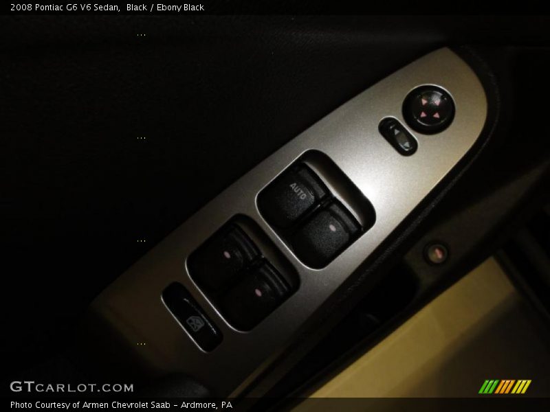 Black / Ebony Black 2008 Pontiac G6 V6 Sedan