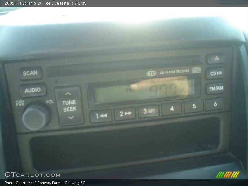 Ice Blue Metallic / Gray 2005 Kia Sorento LX