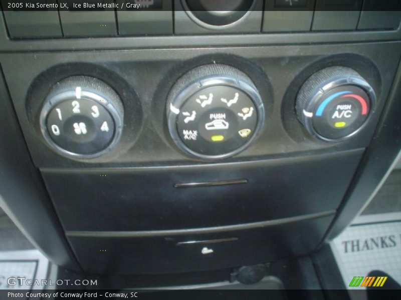 Ice Blue Metallic / Gray 2005 Kia Sorento LX