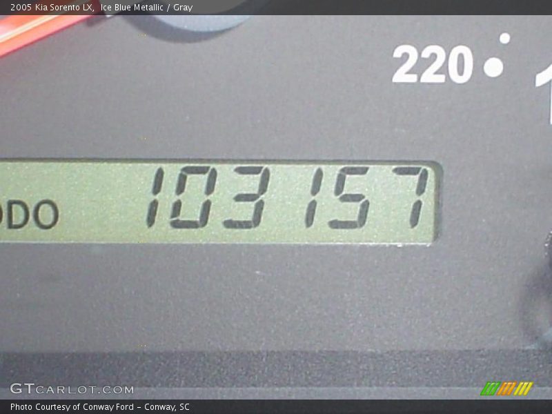 Ice Blue Metallic / Gray 2005 Kia Sorento LX