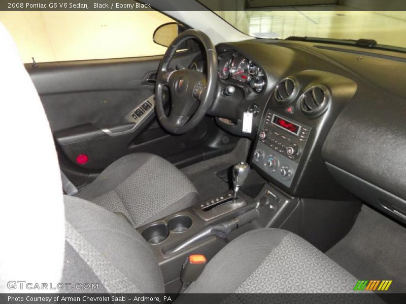 Black / Ebony Black 2008 Pontiac G6 V6 Sedan