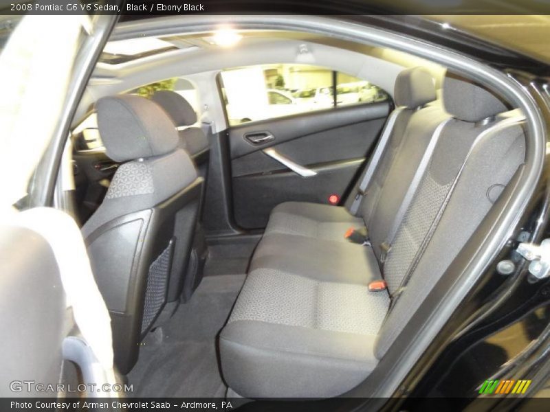 Black / Ebony Black 2008 Pontiac G6 V6 Sedan