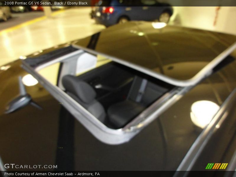 Black / Ebony Black 2008 Pontiac G6 V6 Sedan