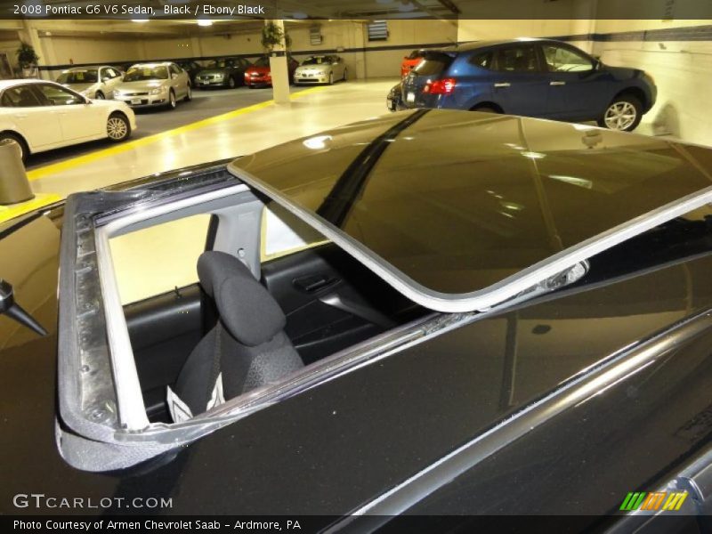 Black / Ebony Black 2008 Pontiac G6 V6 Sedan