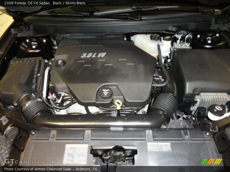 Black / Ebony Black 2008 Pontiac G6 V6 Sedan