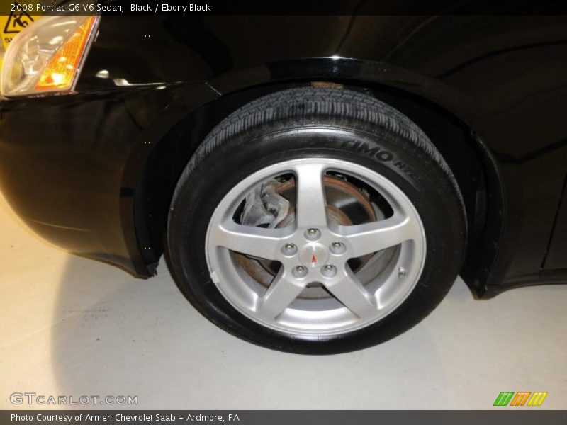 Black / Ebony Black 2008 Pontiac G6 V6 Sedan