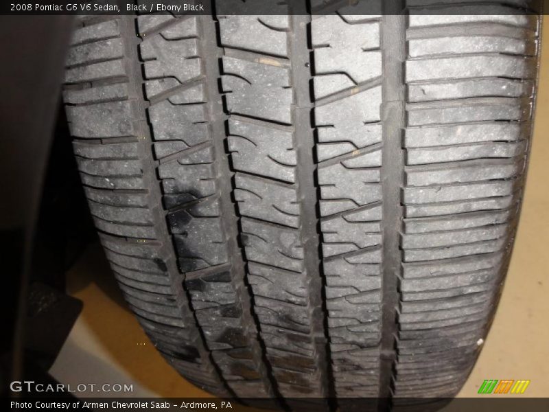 Black / Ebony Black 2008 Pontiac G6 V6 Sedan