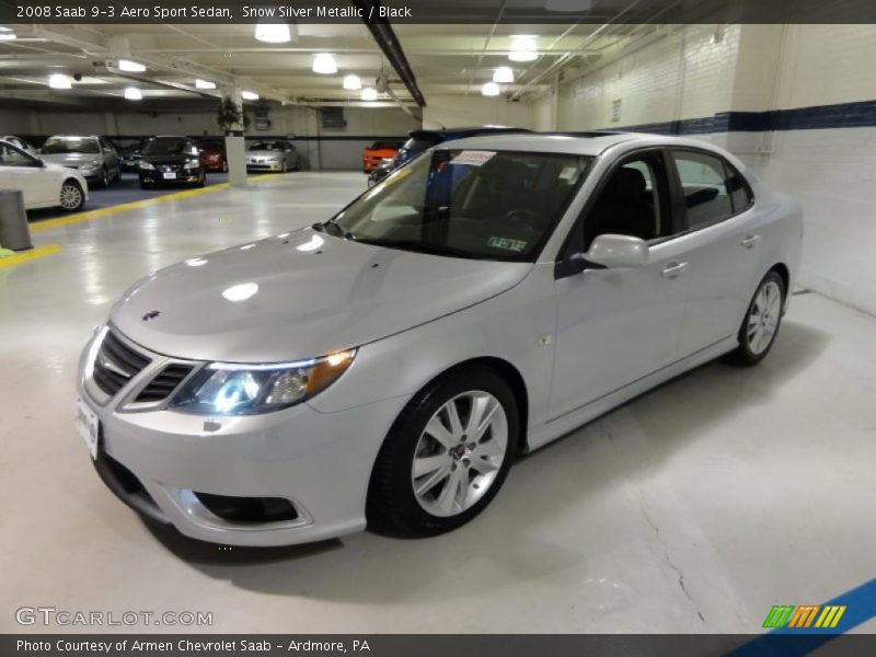 Front 3/4 View of 2008 9-3 Aero Sport Sedan